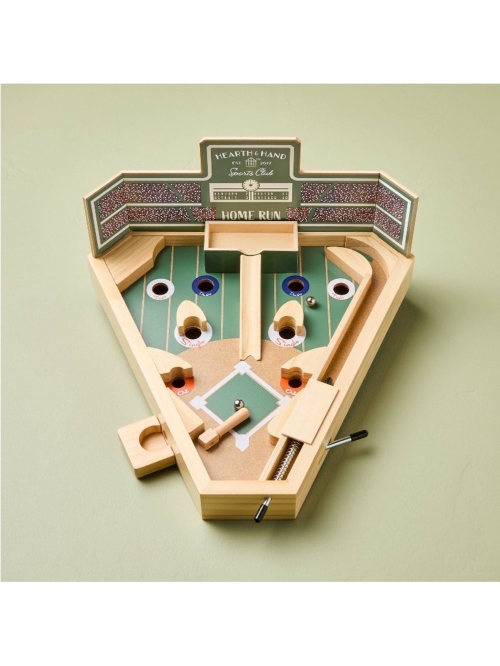 Hearth & Hand Magnolia Baseball Wooden Pinball Game NEW IN BOX